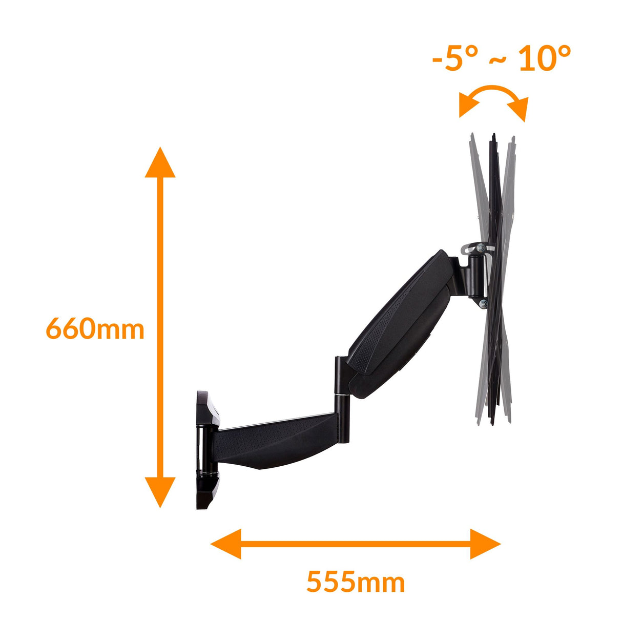 prsTECH® interactiveMOUNT IM353 Support mural pour téléviseur 42"-55