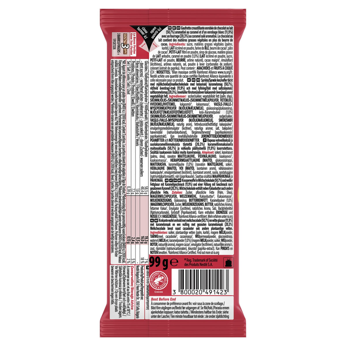 KitKat Tablet Salted Caramel Tablette de chocolat