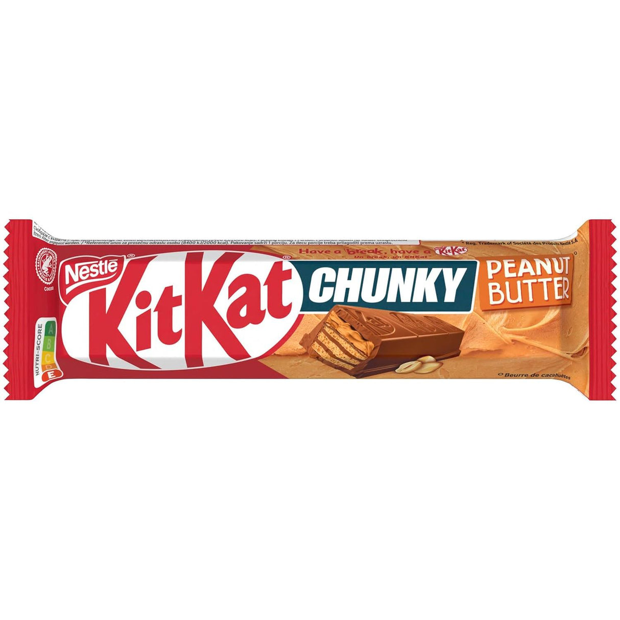 KitKat Chunky Peanut Butter Knusperwaffel 24er Pack