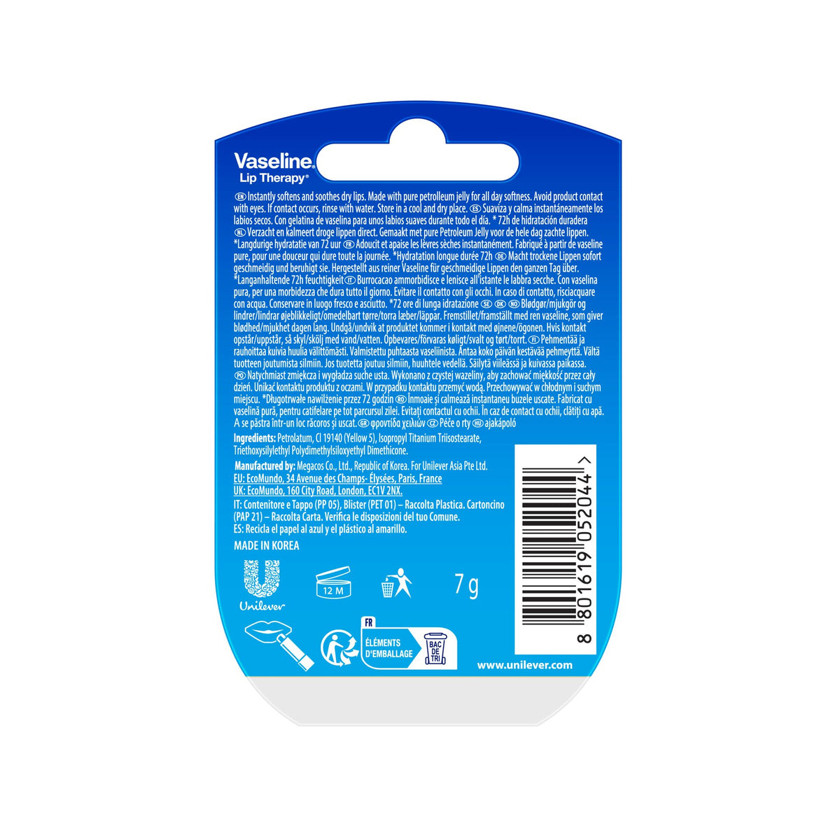 Vaseline Lip Therapy |