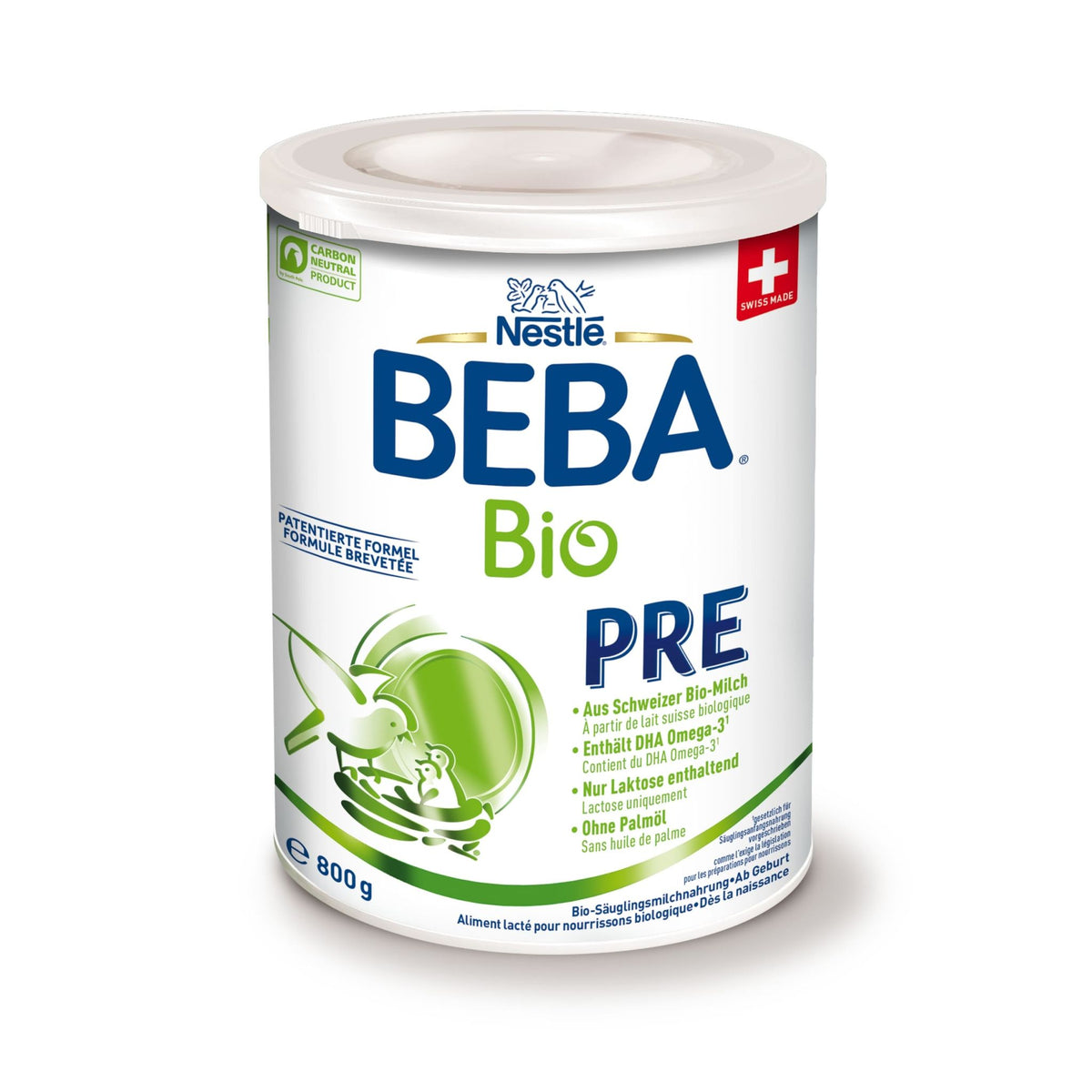 BEBA PRE Bio Anfangsmilch, Anfangsnahrung von Geburt an