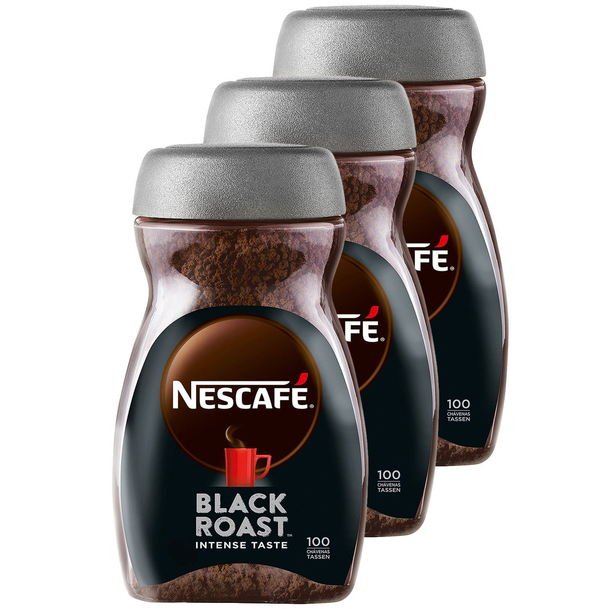 NESCAFÉ Classic Black Roast, löslicher Bohnenkaffee aus dunkel gerösteten Kaffeebohnen