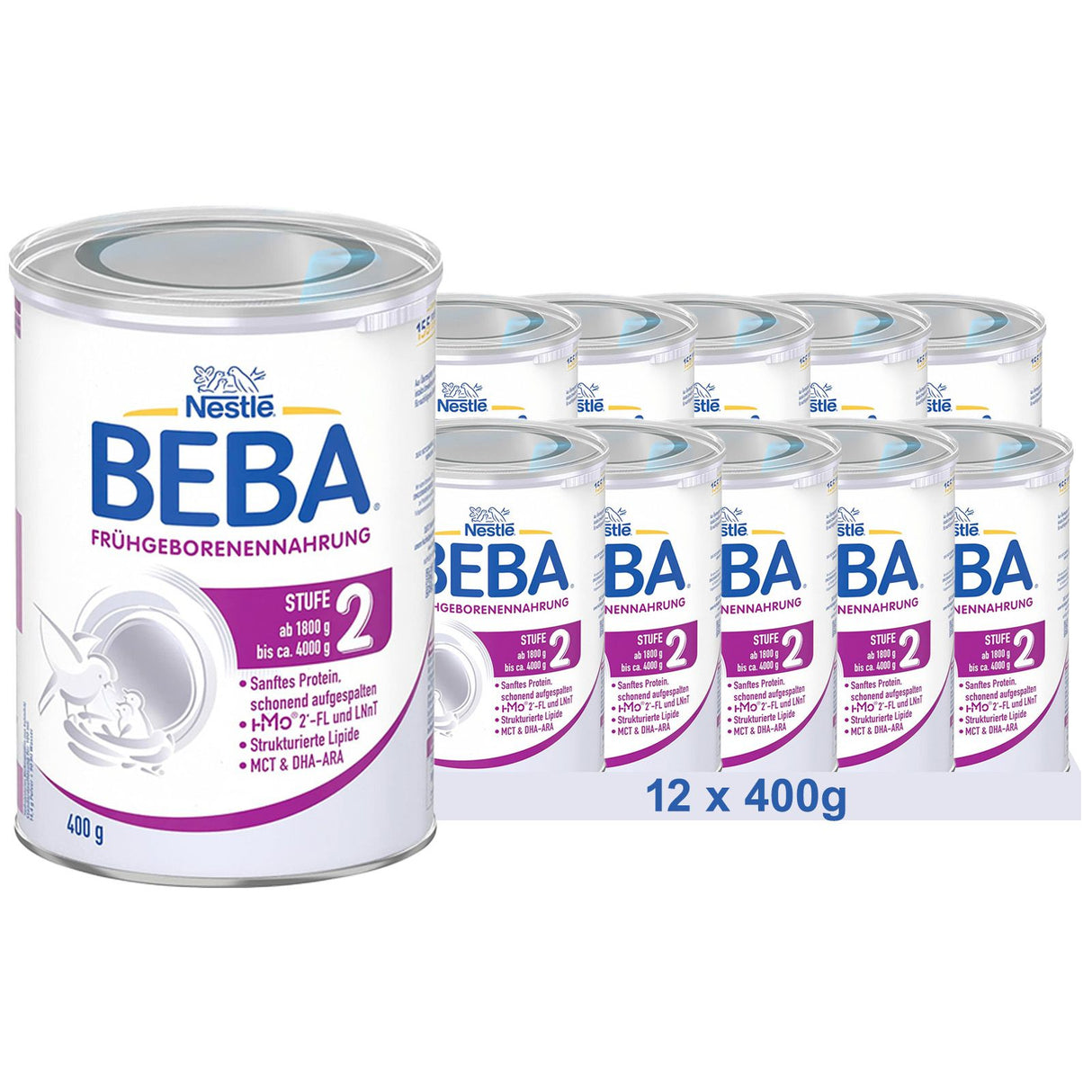 BEBA Frühgeborenennahrung Stufe 2