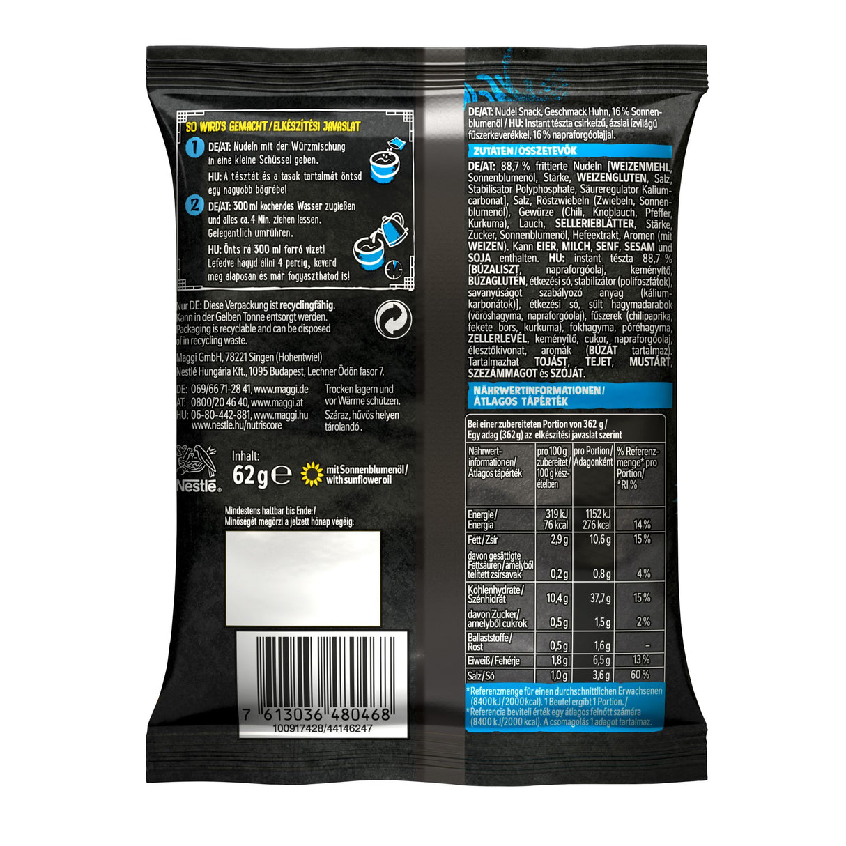 MAGGI Magic Asia Nudel Snack Huhn