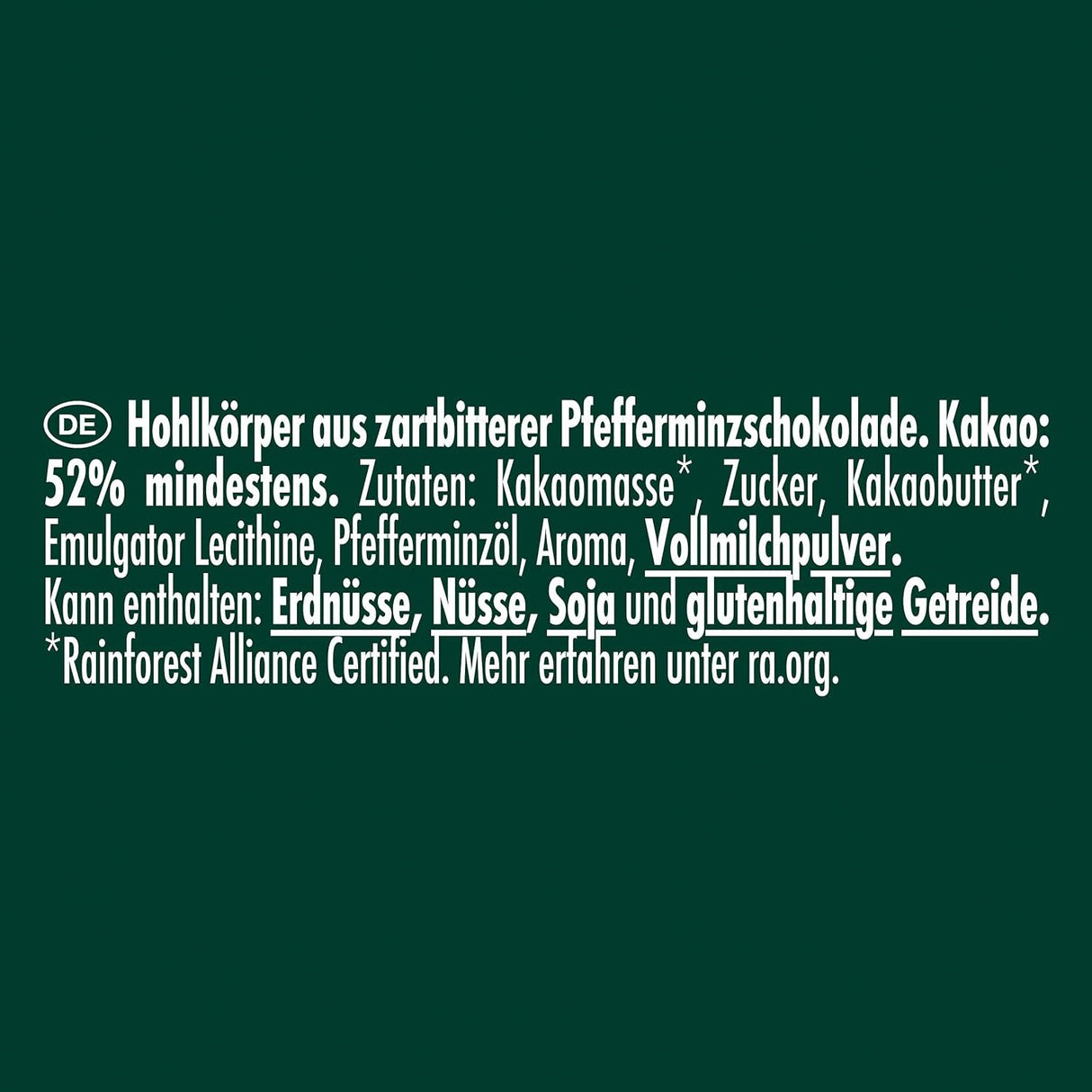 After Eight Weihnachtsmann, dunkle Schokolade mit Pfefferminzgeschmack