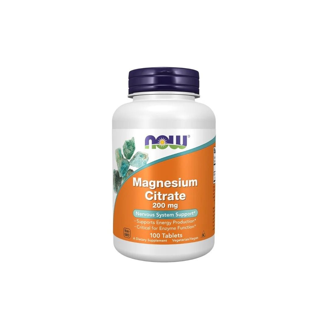 Now Foods Magnesiumcitrat 200mg