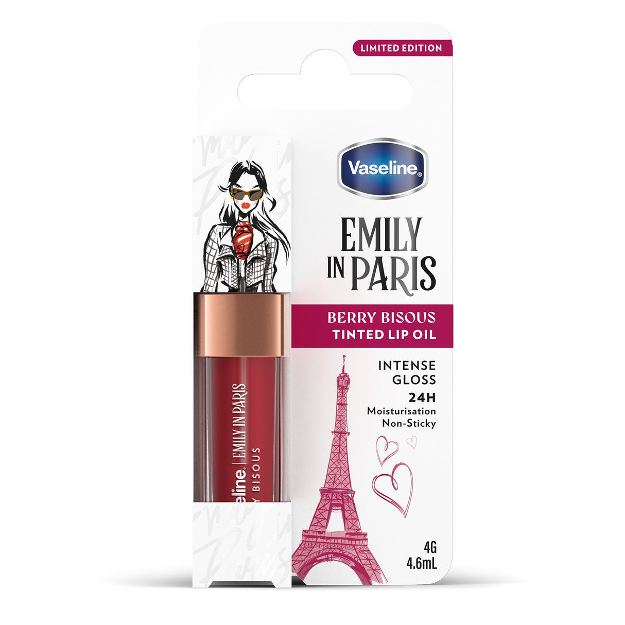 Vaseline x Emily in Paris Lip Oil Limited Edition