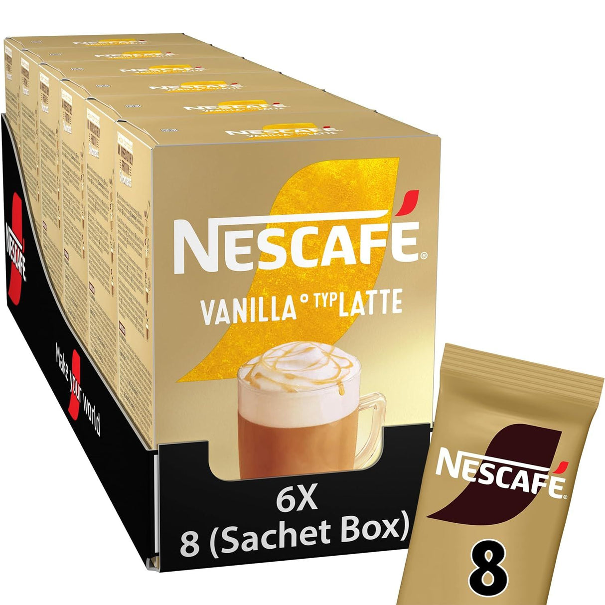 NESCAFÉ Gold Typ Latte Vanilla, löslicher Bohnenkaffee