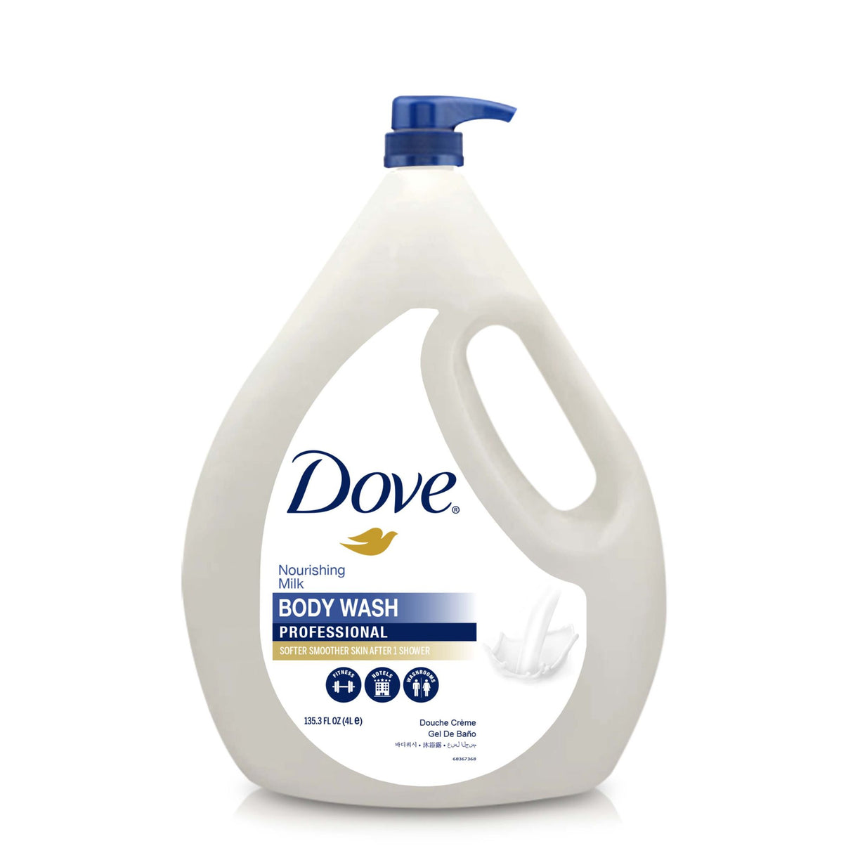 Dove Pro Nourishing Bodymilk | Crème Douche | Soin riche pour une peau agréablement douce | Bigpack