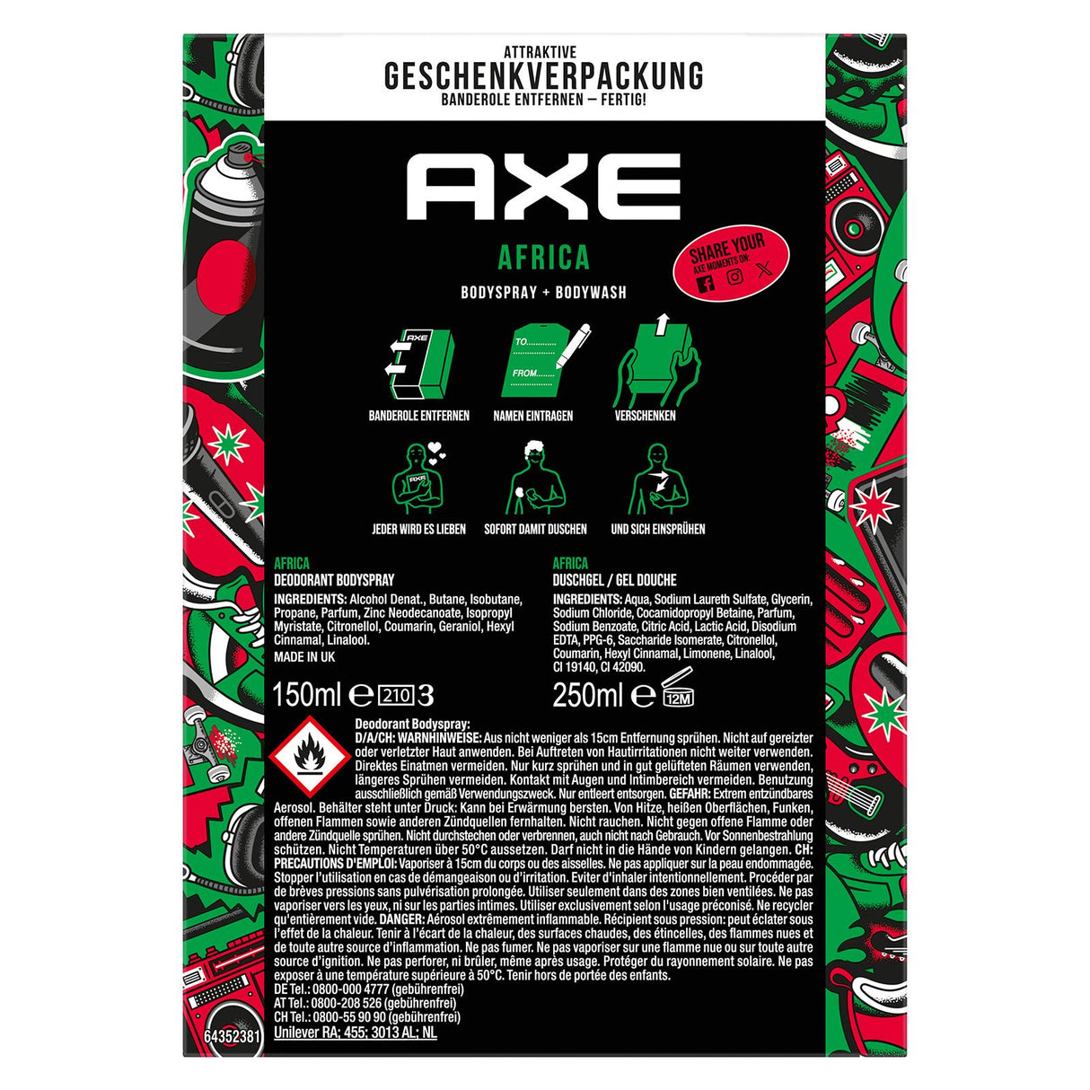 AXE Geschenkset Africa Duo