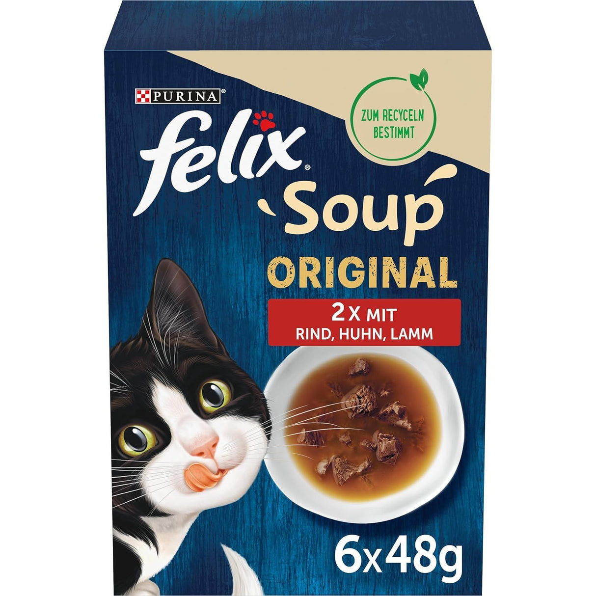 FELIX Soup, soupe aux morceaux tendres, la diversité des saveurs de la campagne