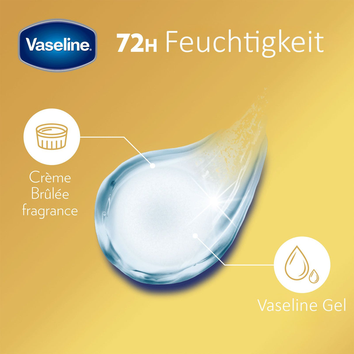 Vaseline Lip Therapy 7G Crème Brûlée | Pflegender Lippenbalsam für optimale Feuchtigkeit |