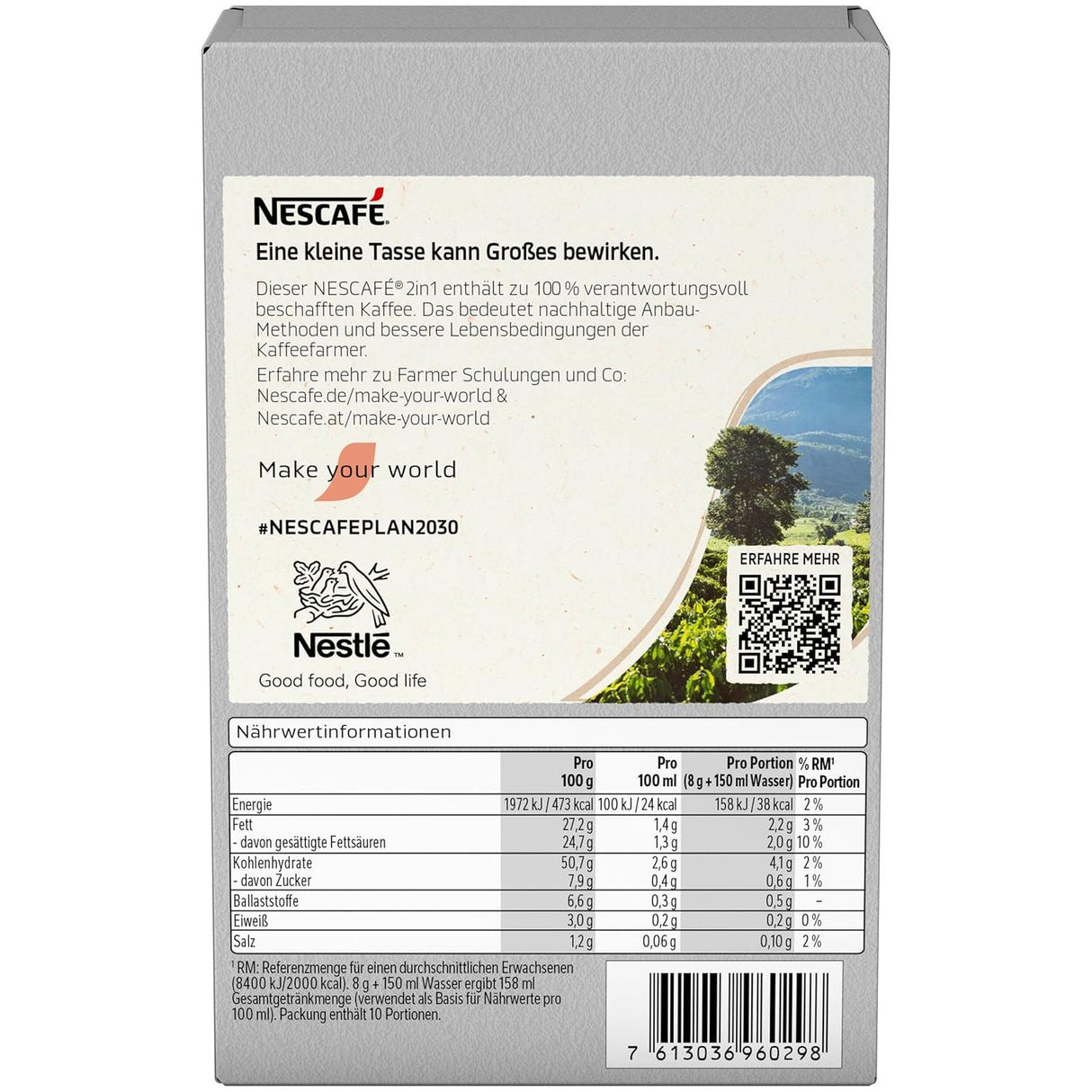 NESCAFÉ 2in1 Getränkepulver-Sticks