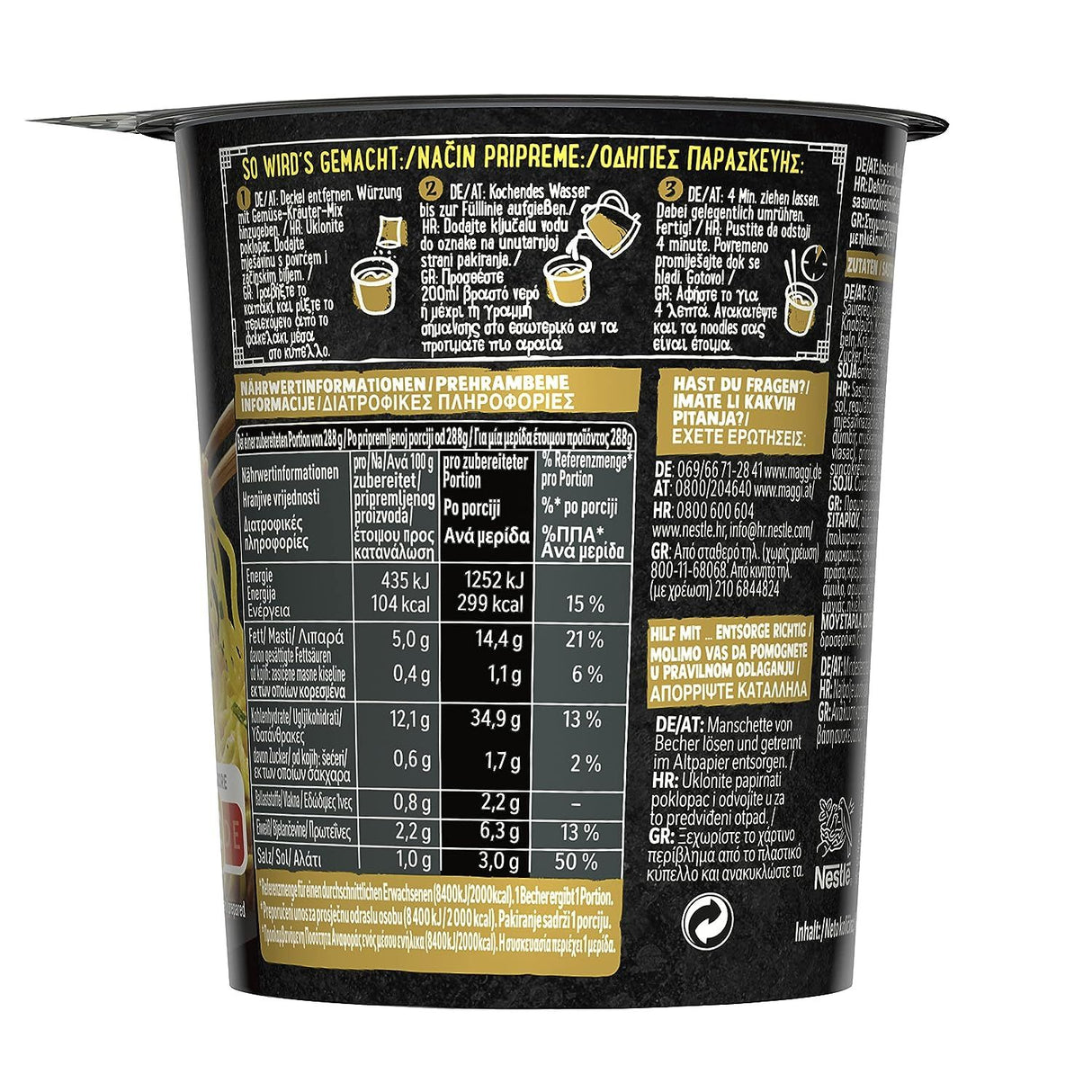 MAGGI Coupe de nouilles asiatiques au curry