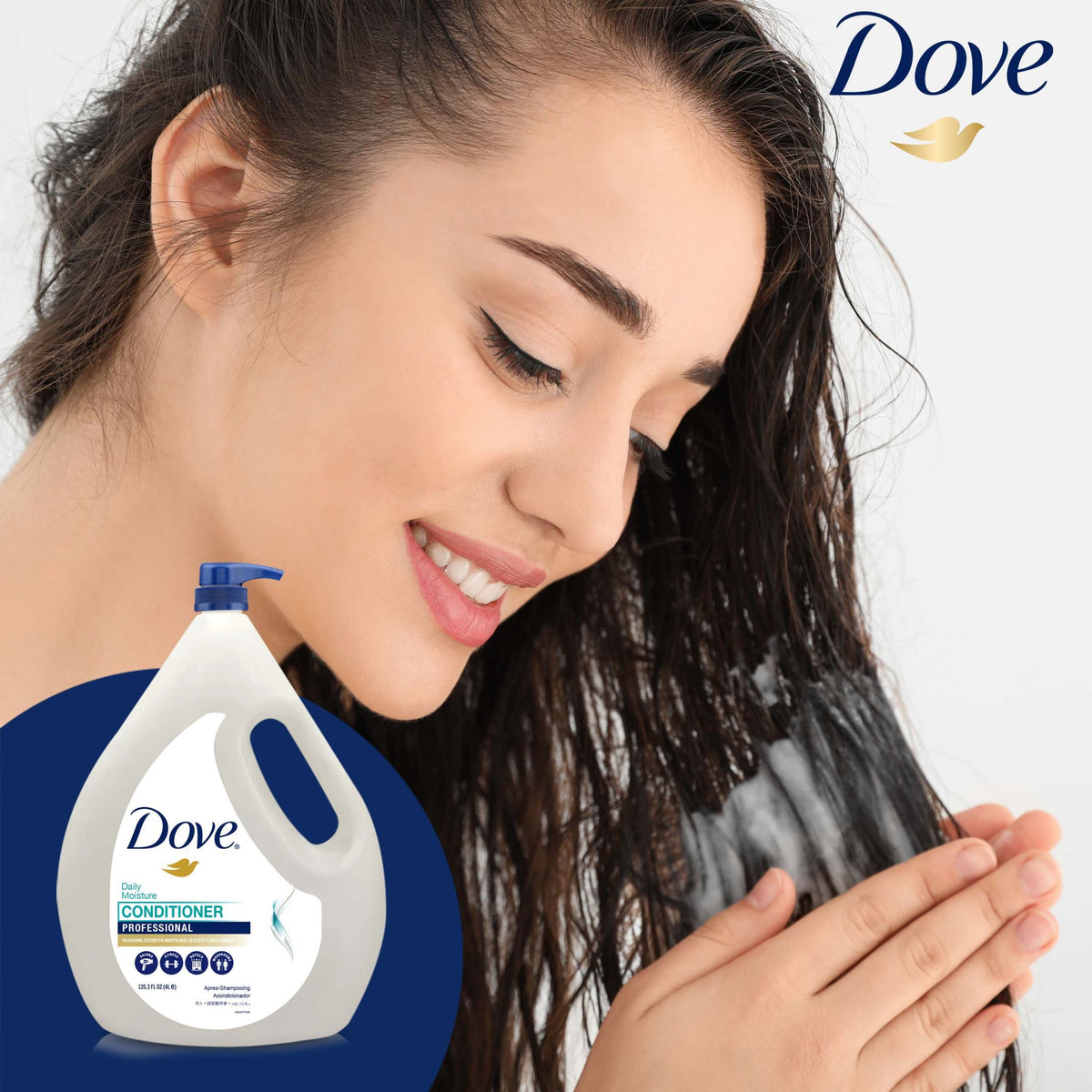 Dove Pro Conditioner | Pflegespülung | Intensive Haarpflege für den täglichen Gebrauch | Nachfüllpack