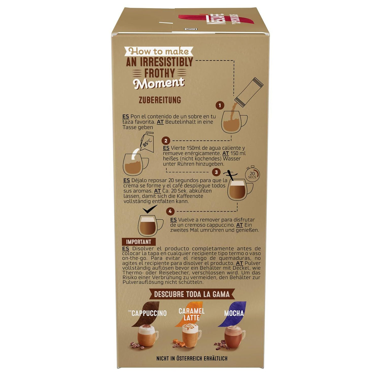 NESCAFÉ Gold Typ Cappuccino Entkoffeiniert