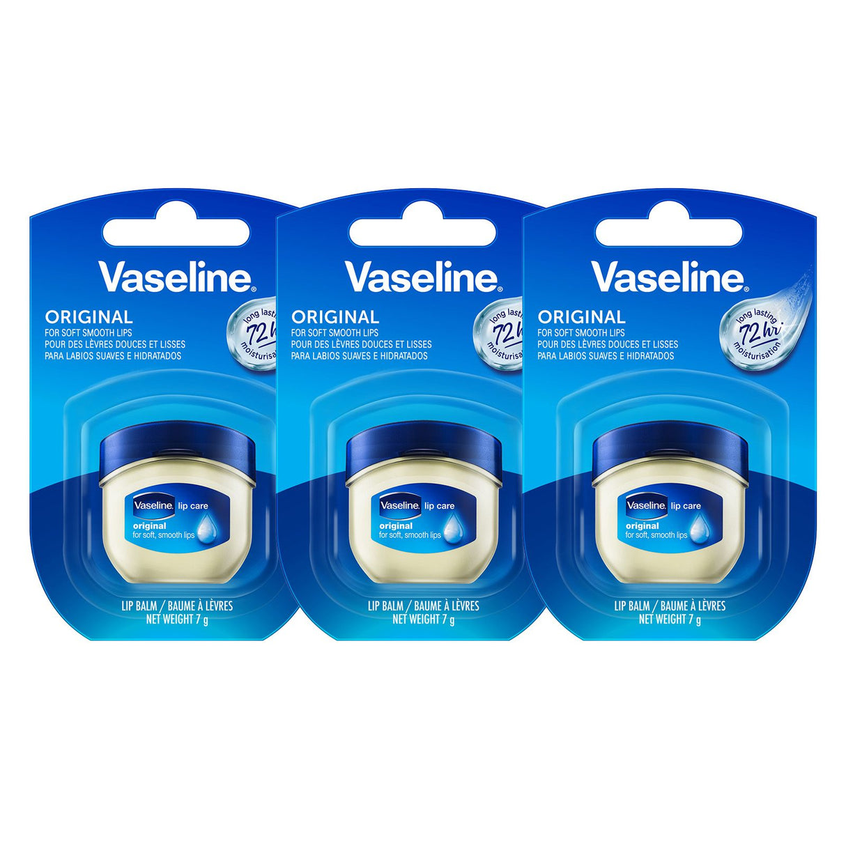 Vaseline Lip Therapy 7G Das Original | Pflegender Lippenbalsam für optimale Feuchtigkeit |