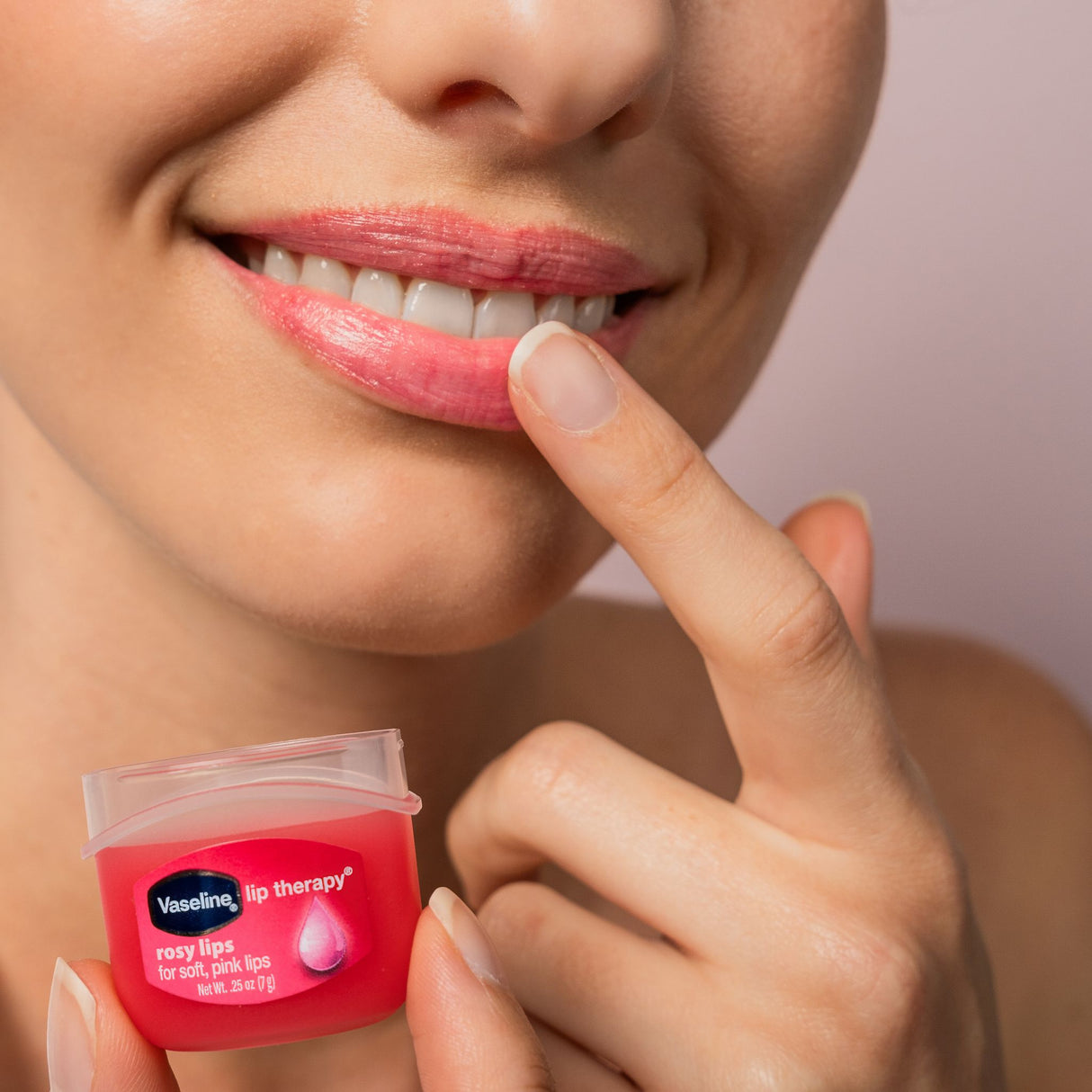 Vaseline Lip Therapy 7G Rosy | Pflegender Lippenbalsam für optimale Feuchtigkeit | Doppelpack