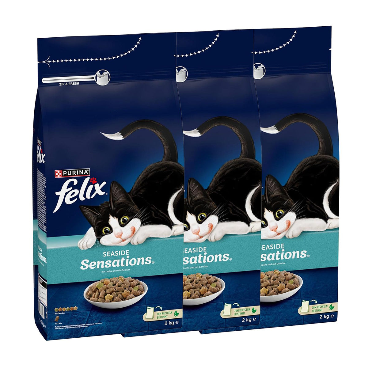 FELIX Seaside SENSATIONS (saumon, légumes)