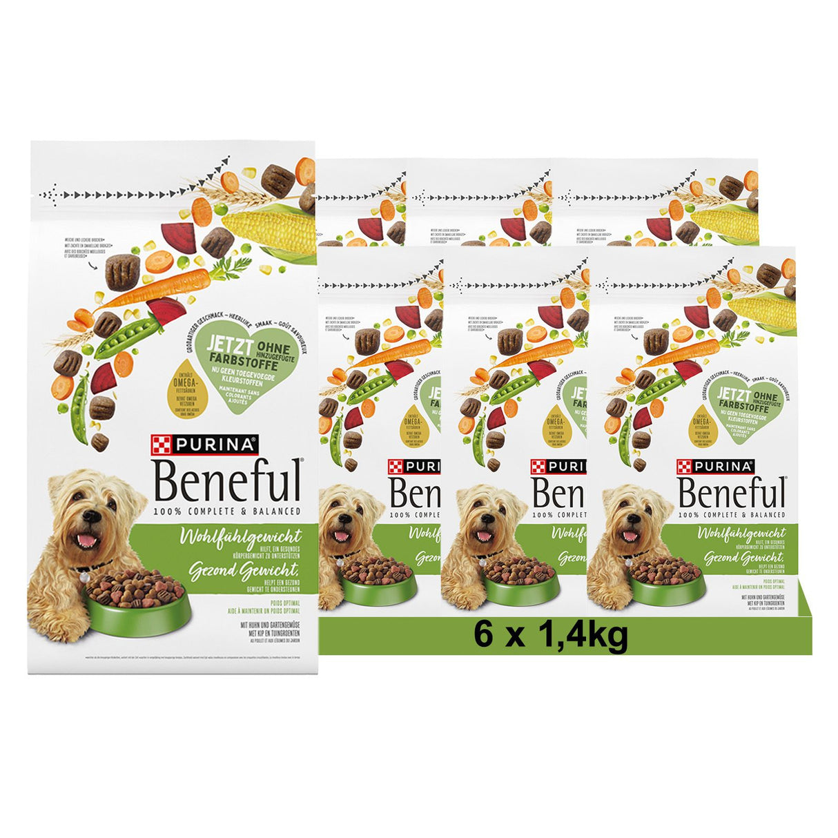 BENEFUL Poids Santé Croquettes au Poulet et aux Légumes