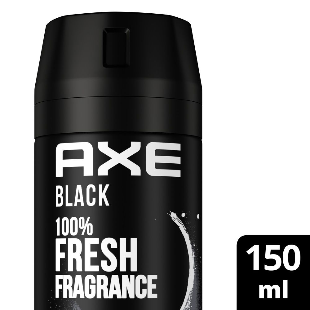 Coffret cadeau AXE Black pour hommes avec sac à dos Cross Bag, 2 sprays pour le corps, gel douche et après-rasage