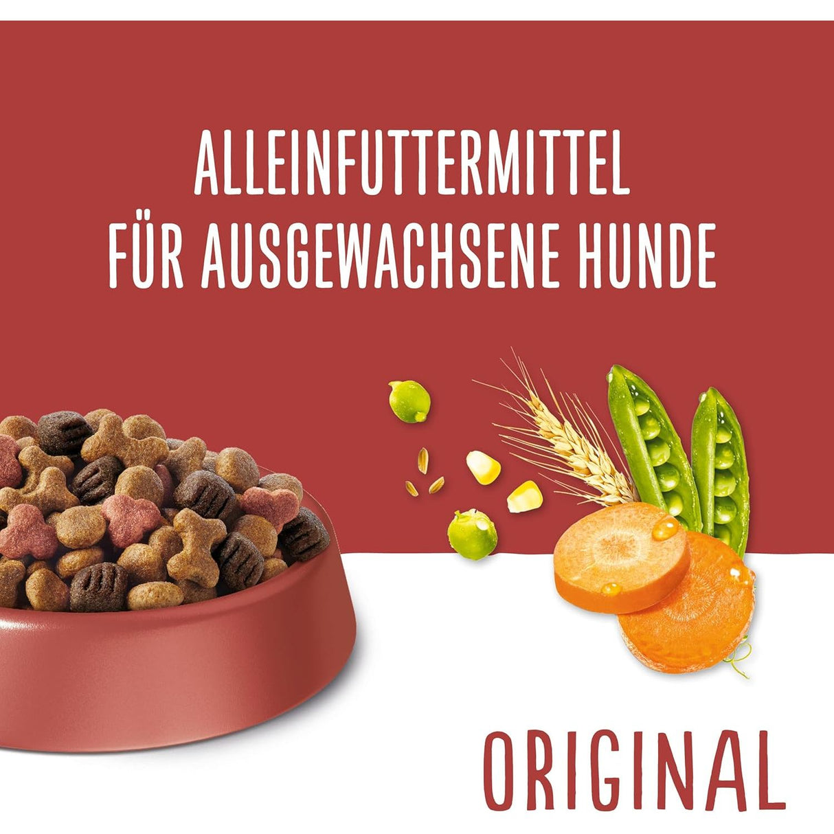 BENEFUL Original Hundefutter trocken, mit Rind und Gartengemüse