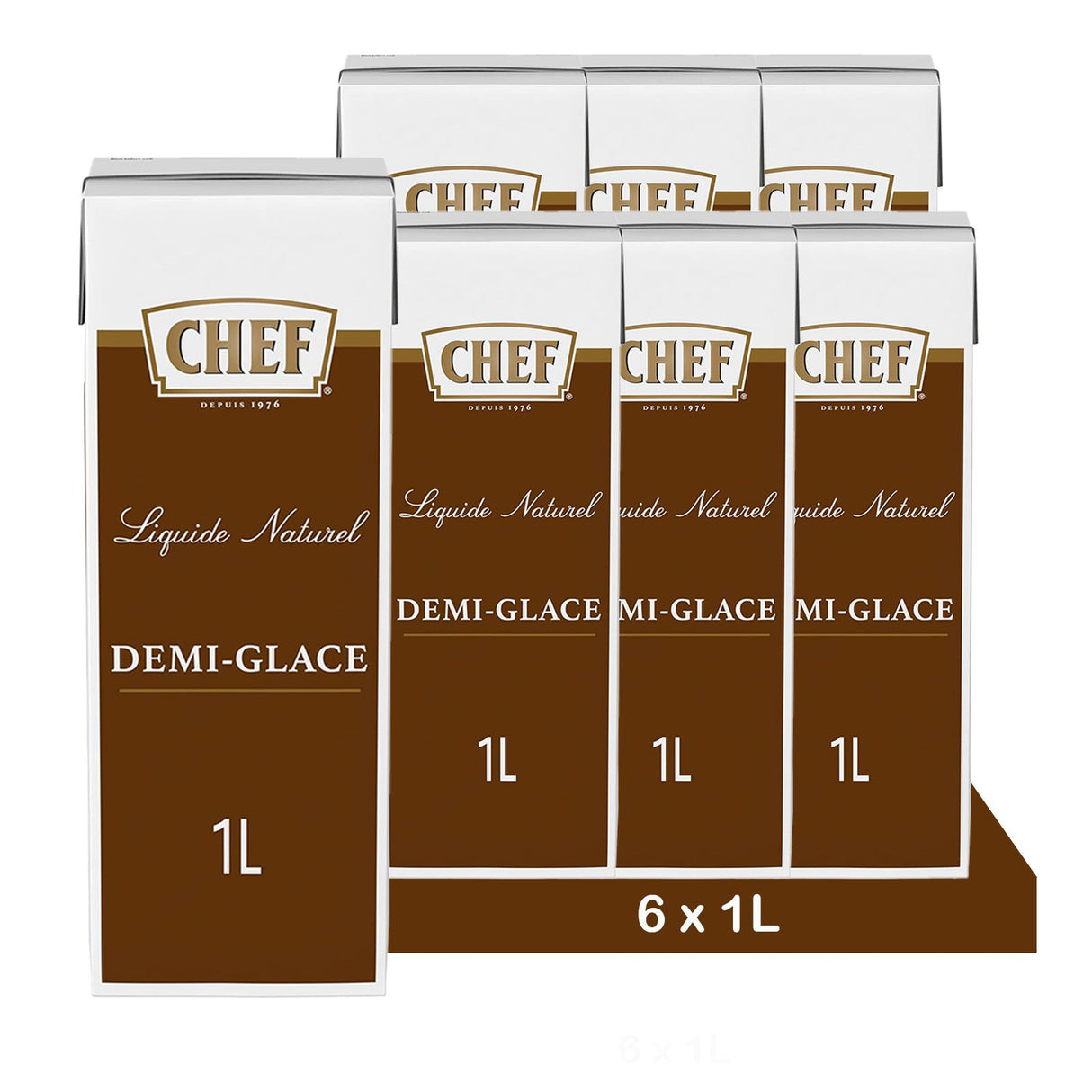 CHEF Demi-Glace Liquide Naturel, Fonds de bœuf