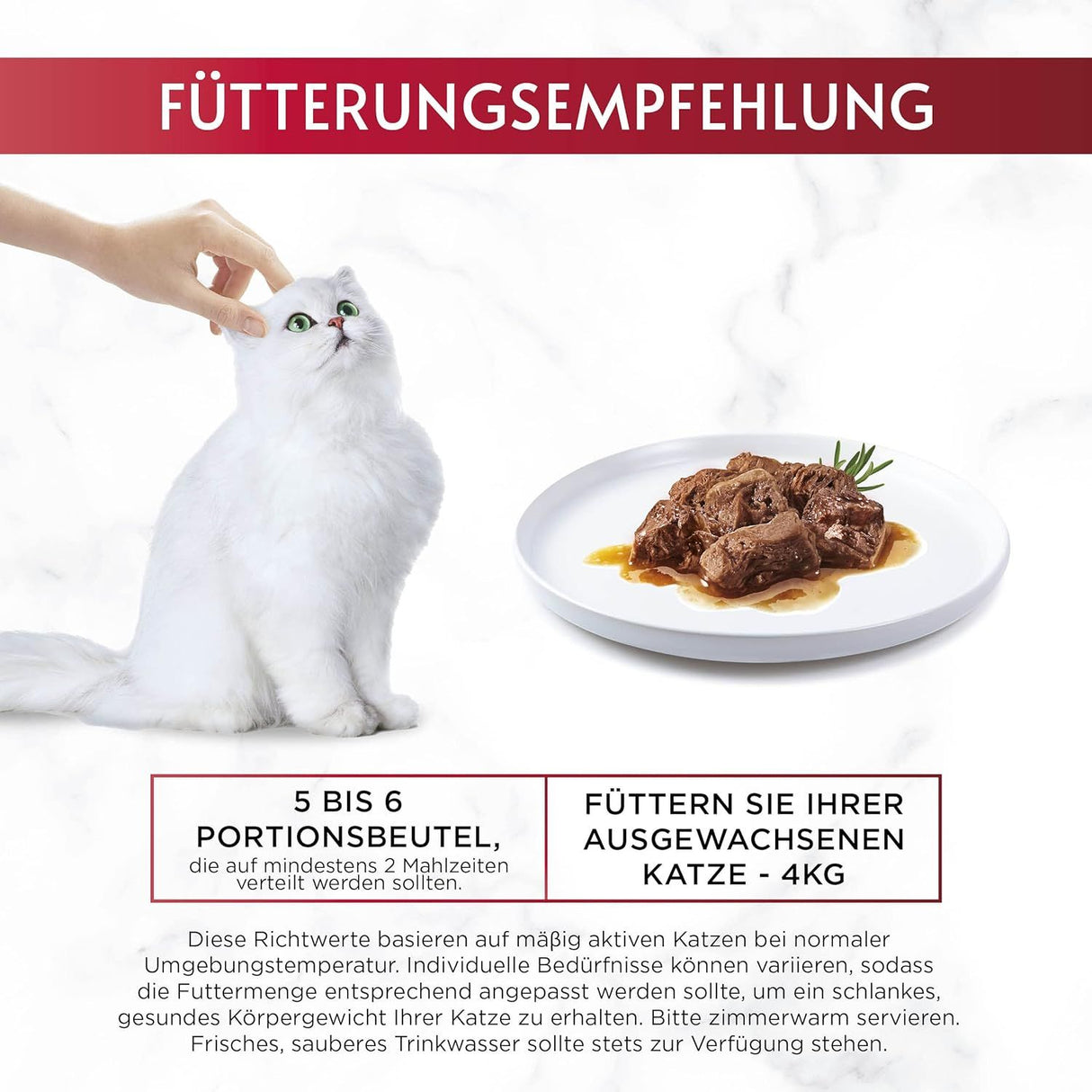 GOURMET Mon Petit Katzenfutter nass, Fleisch Sorten-Mix 6er Pack à 50g Dose