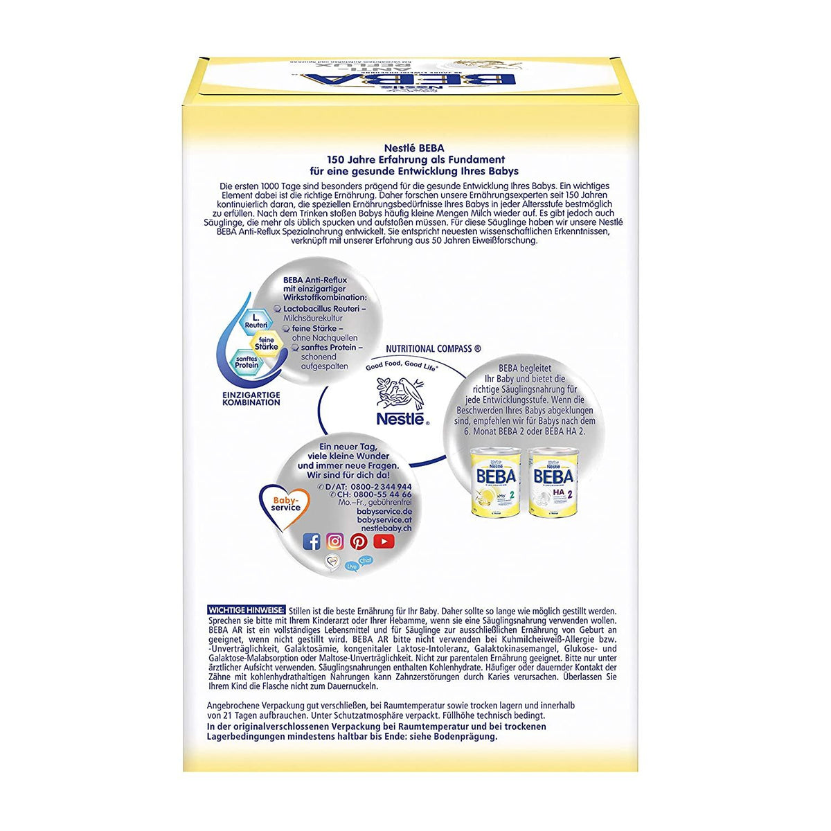 Nestlé BEBA Anti-Reflux Spezialnahrung