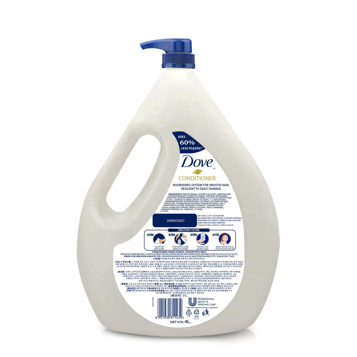 Dove Pro Conditioner | Soins capillaires intensifs à usage quotidien | Pack de recharge
