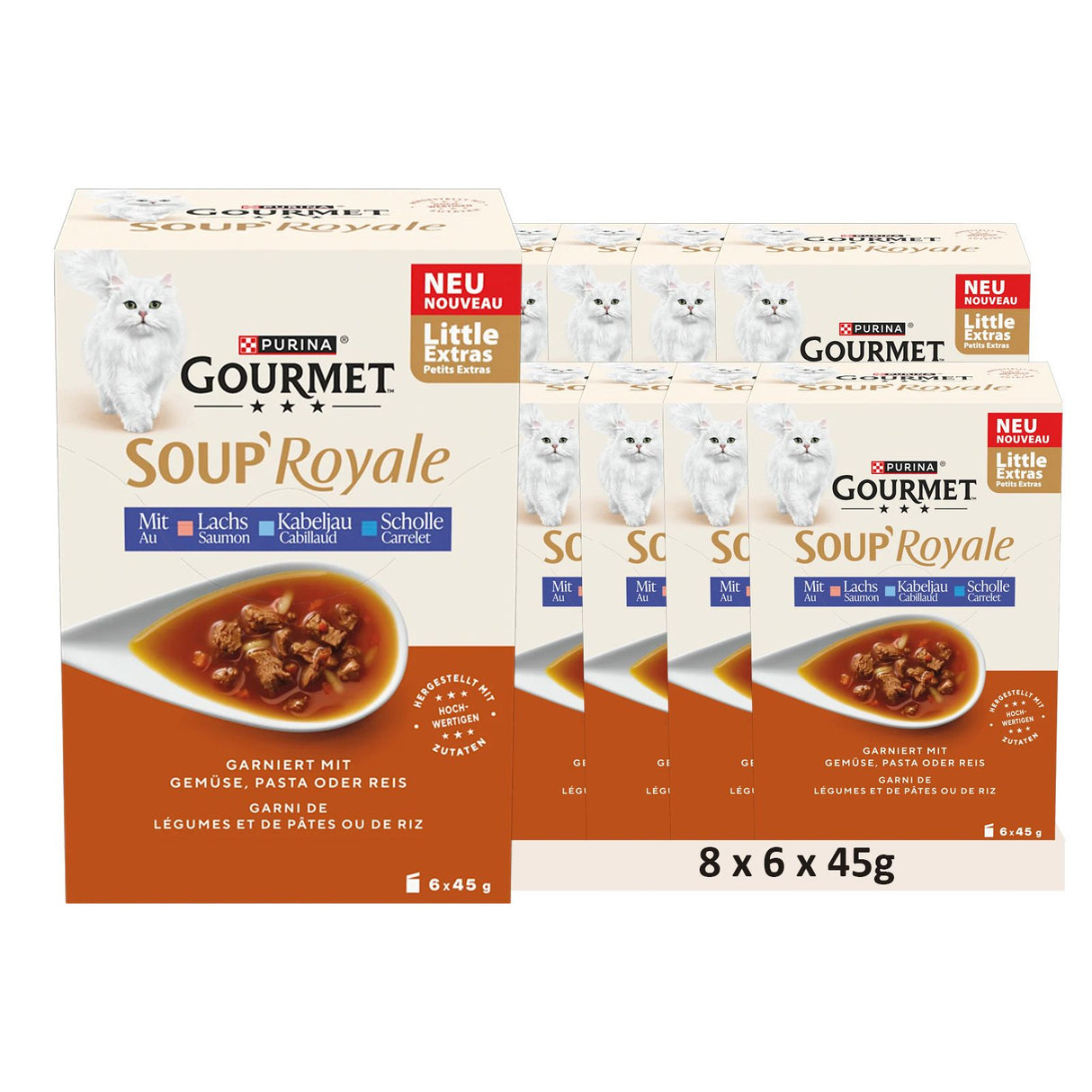 GOURMET Soup Royale Katzensuppe mit Fisch
