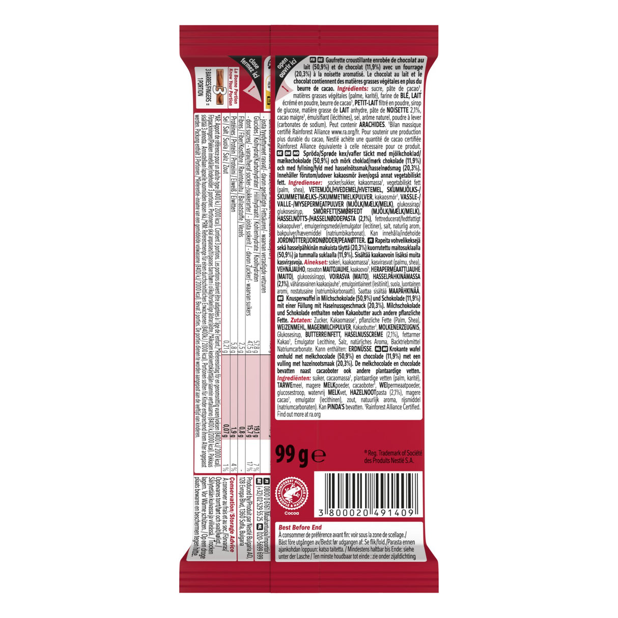 KitKat Tablet Hazelnut Tafelschokolade