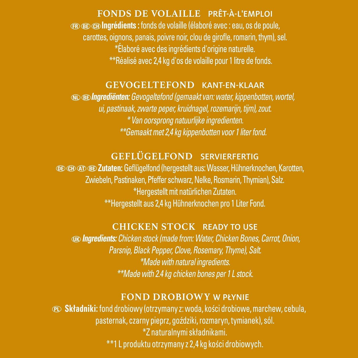 CHEF Signature Fond Volaille