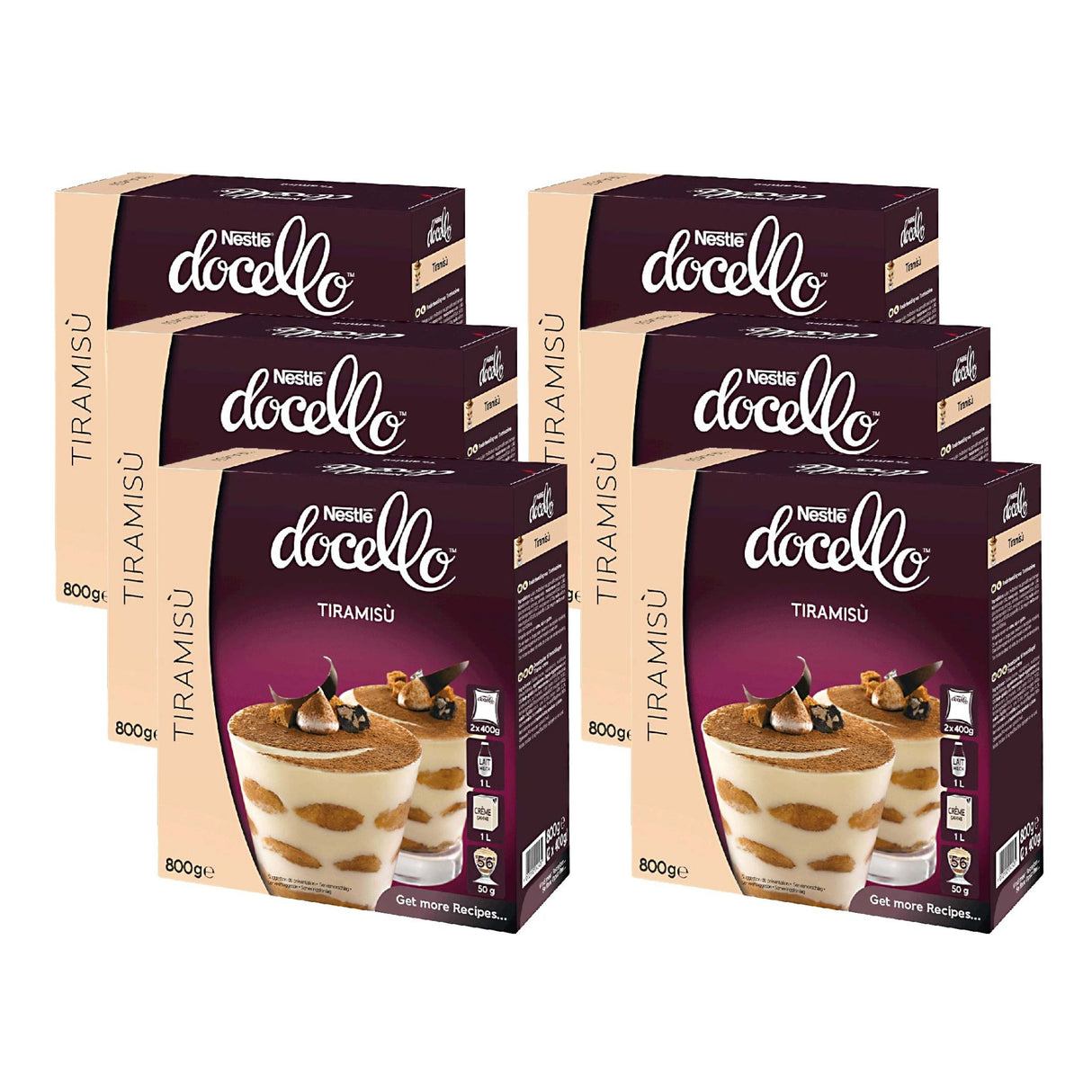 NESTLÉ DOCELLO Poudre pour dessert pour crème tiramisu