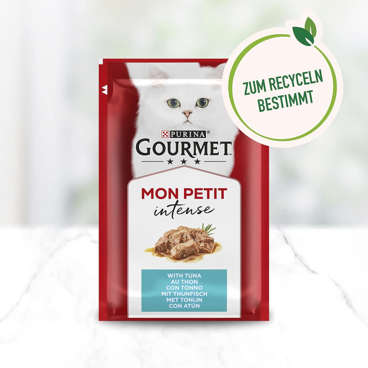 GOURMET Mon Petit - Nourriture humide pour chats, assortiment de poissons