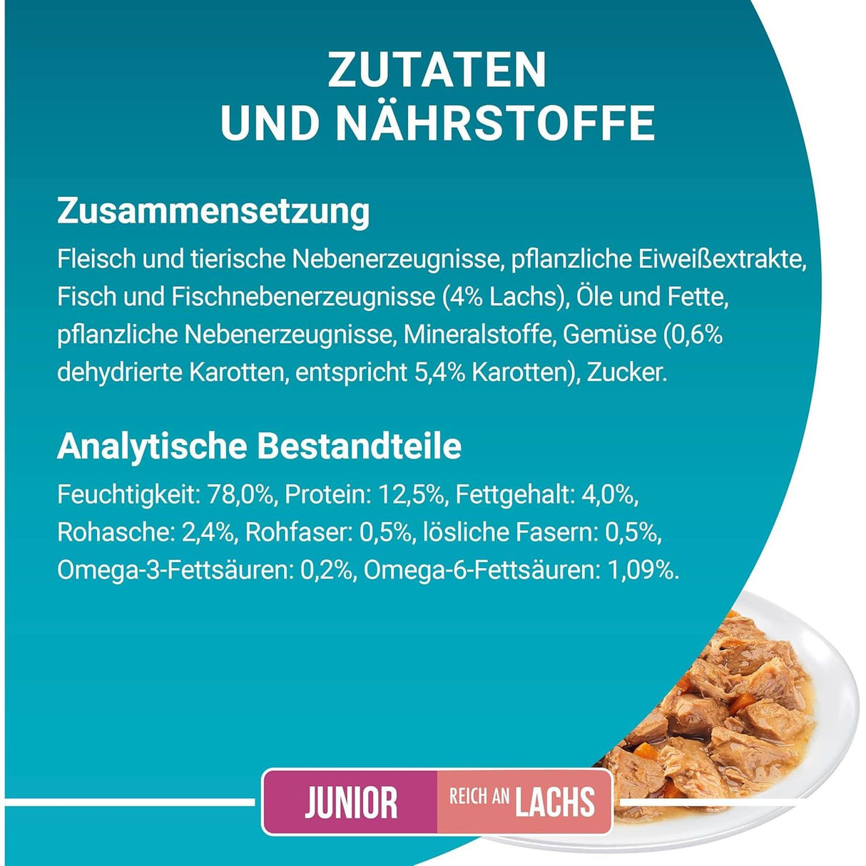 PURINA ONE Junior Kittenfutter nass mit Lachs & Karotten