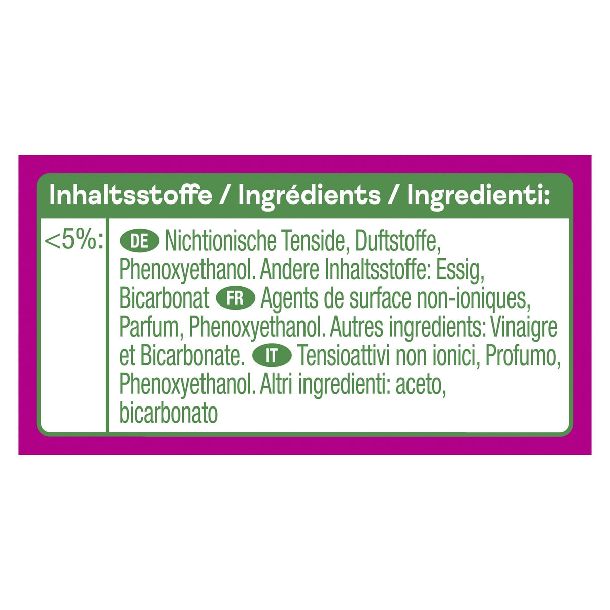 Cif Allzweckreiniger, Universal Allesreiniger,