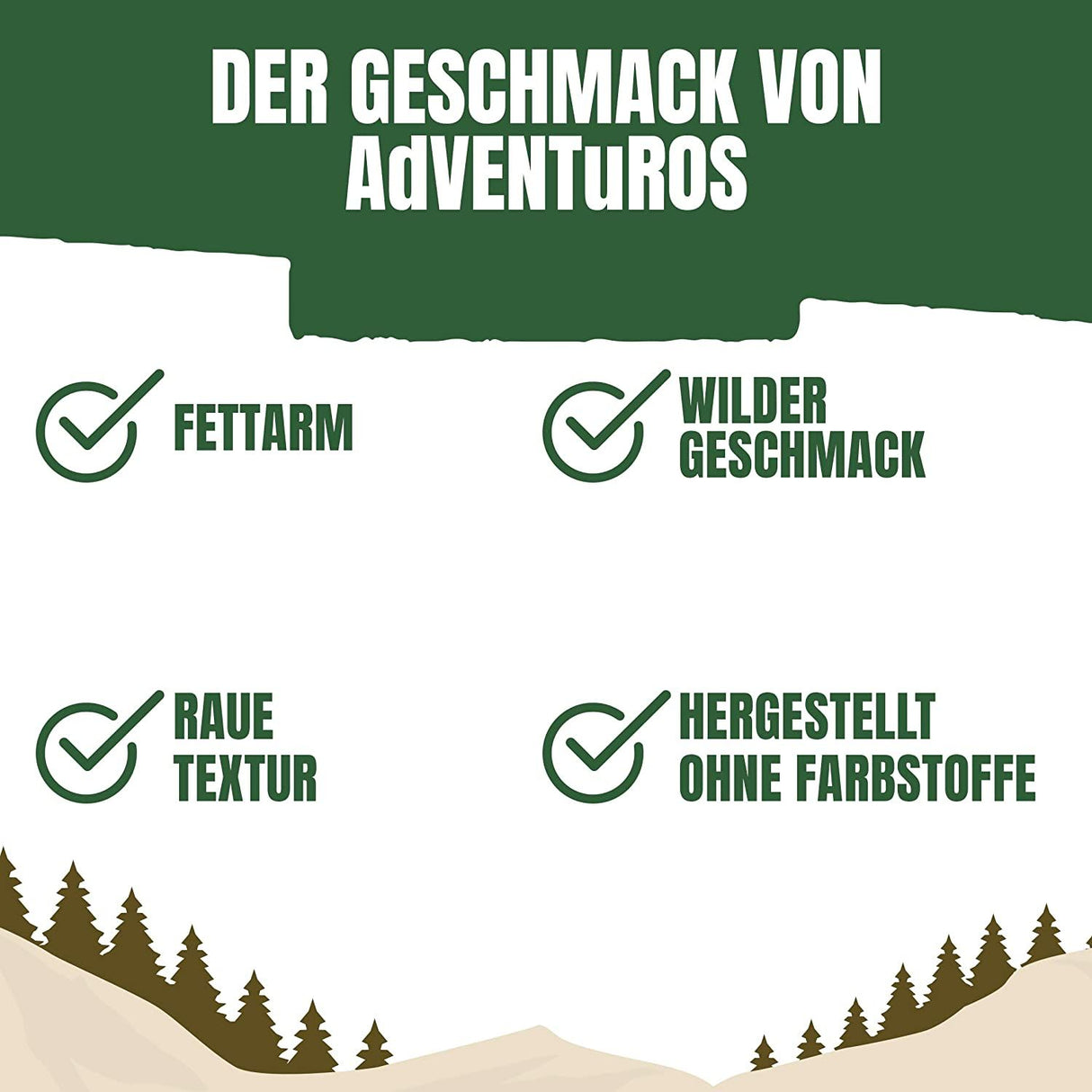 AdVENTuROS Sticks Hundeleckerli fettarm, mit Büffelgeschmack 120g Beutel