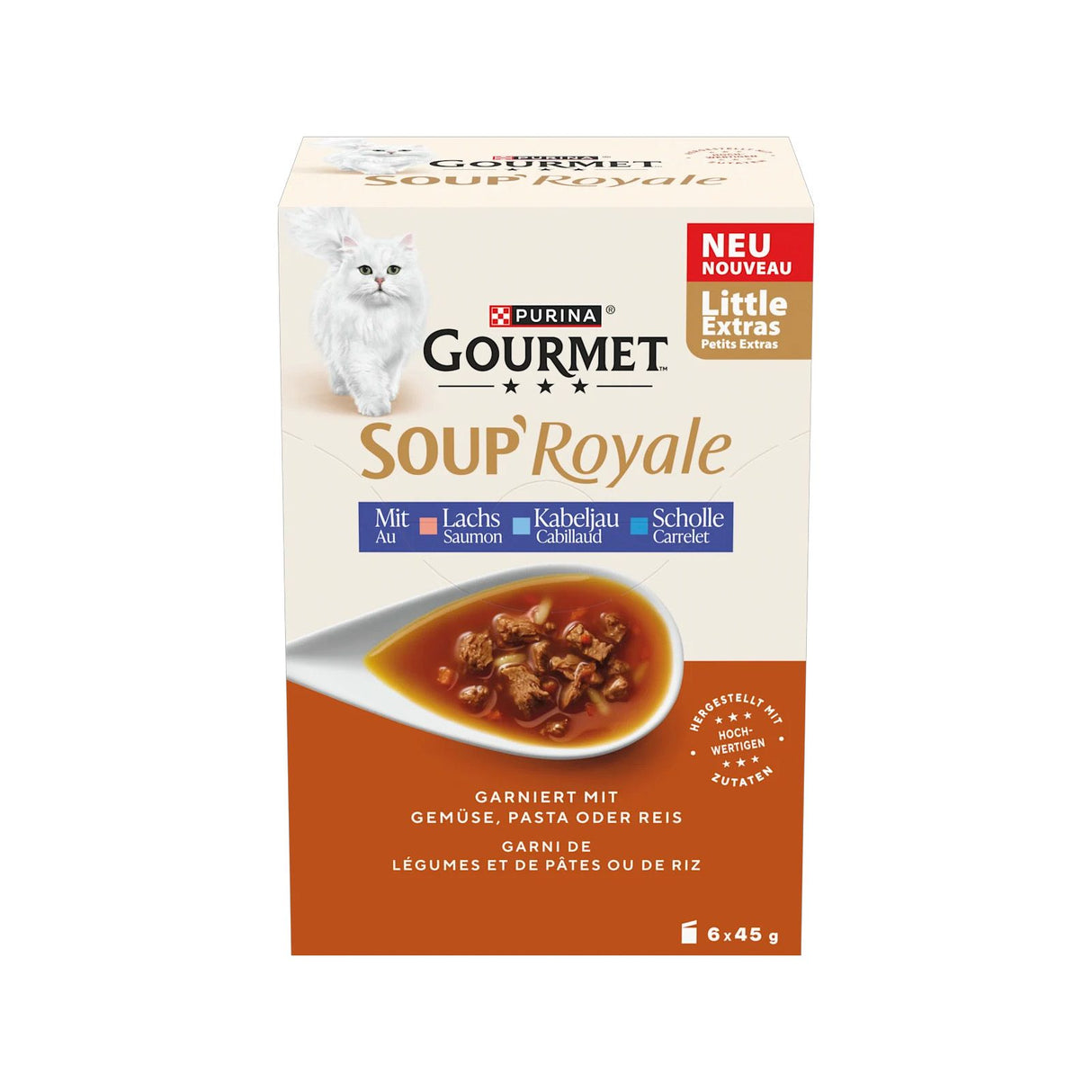 GOURMET Soup Royale Katzensuppe mit Fisch