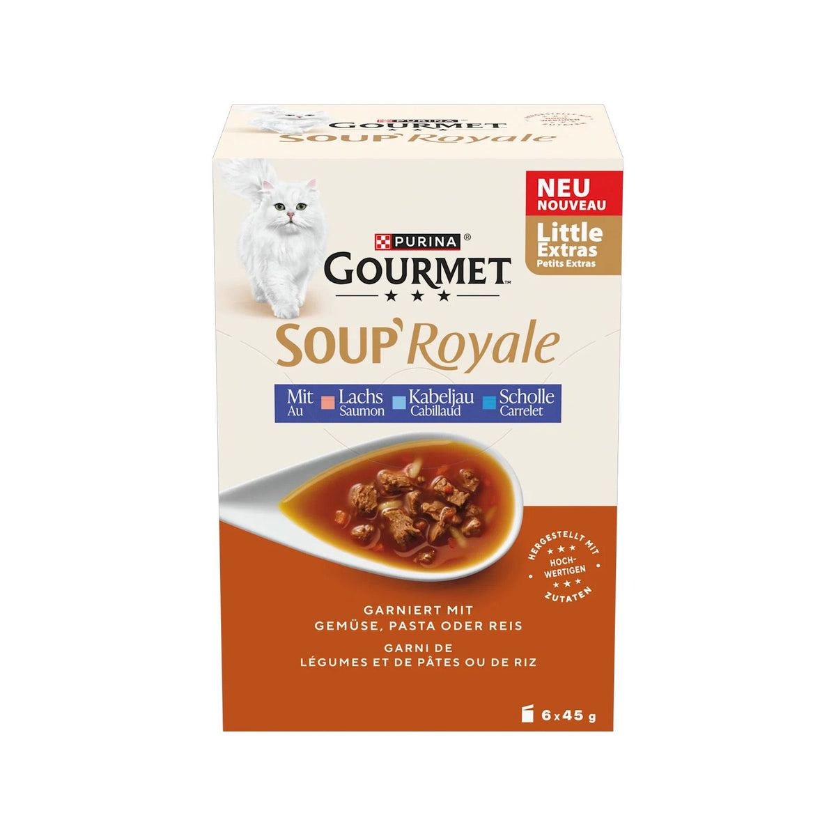 GOURMET Soup Royale Katzensuppe mit Fisch