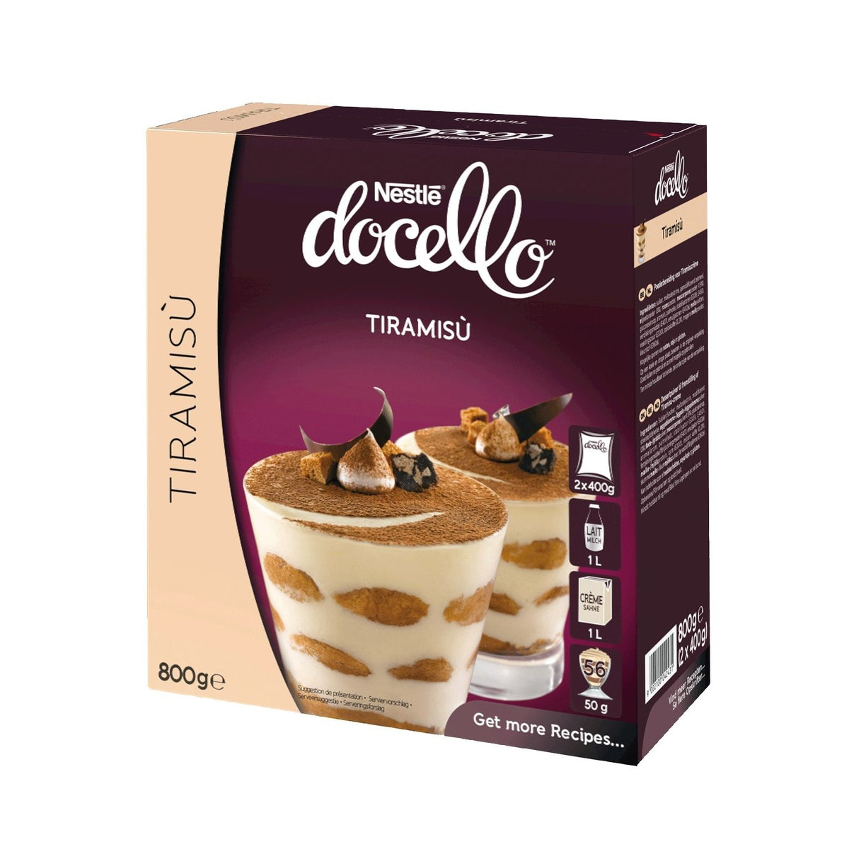 NESTLÉ DOCELLO Poudre pour dessert pour crème tiramisu