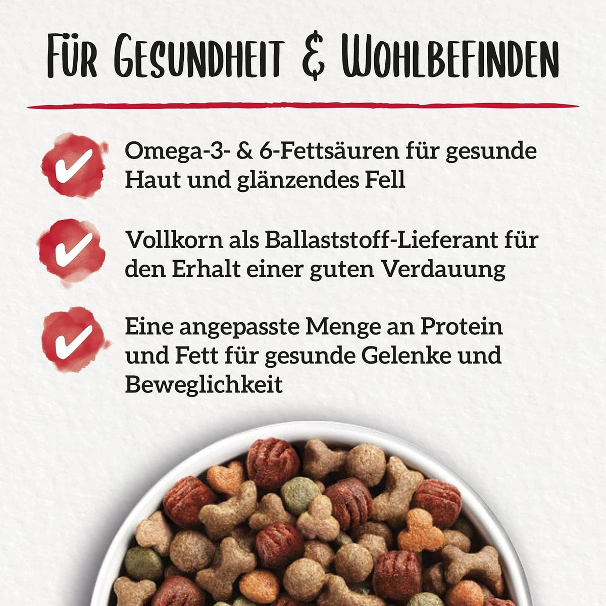 BENEFUL Original Hundefutter trocken, mit Rind und Gartengemüse