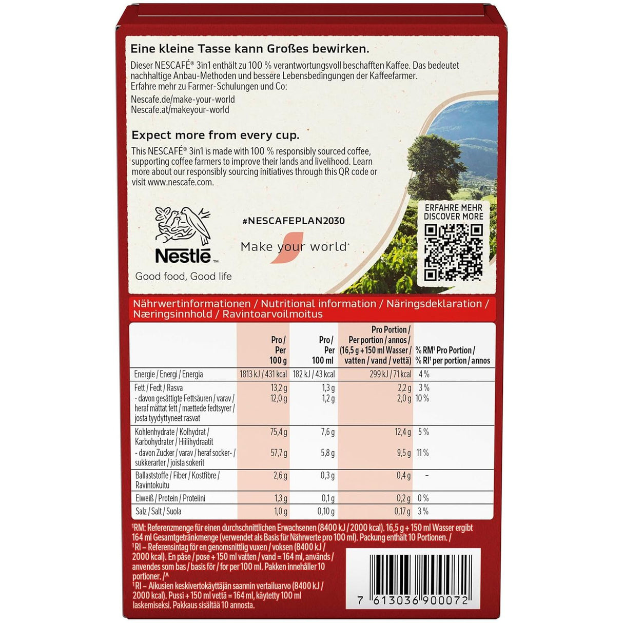 NESCAFÉ 3in1 Sticks löslicher Kaffee