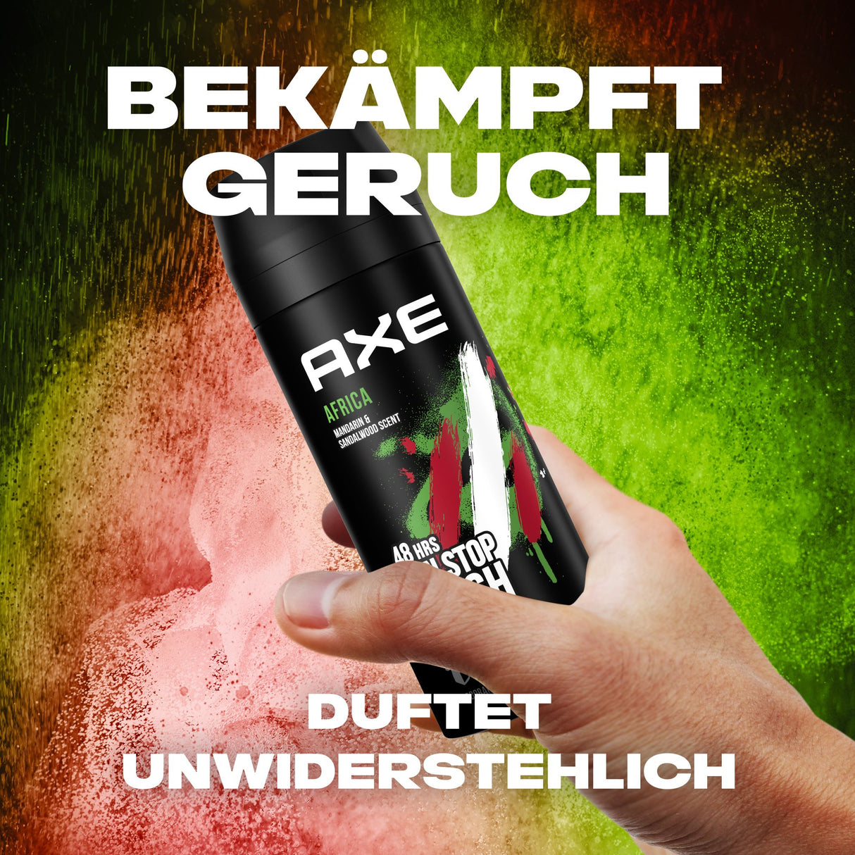 AXE Africa Duo Geschenkset für Männer, mit Bodyspray 150ml und Duschgel 250ml