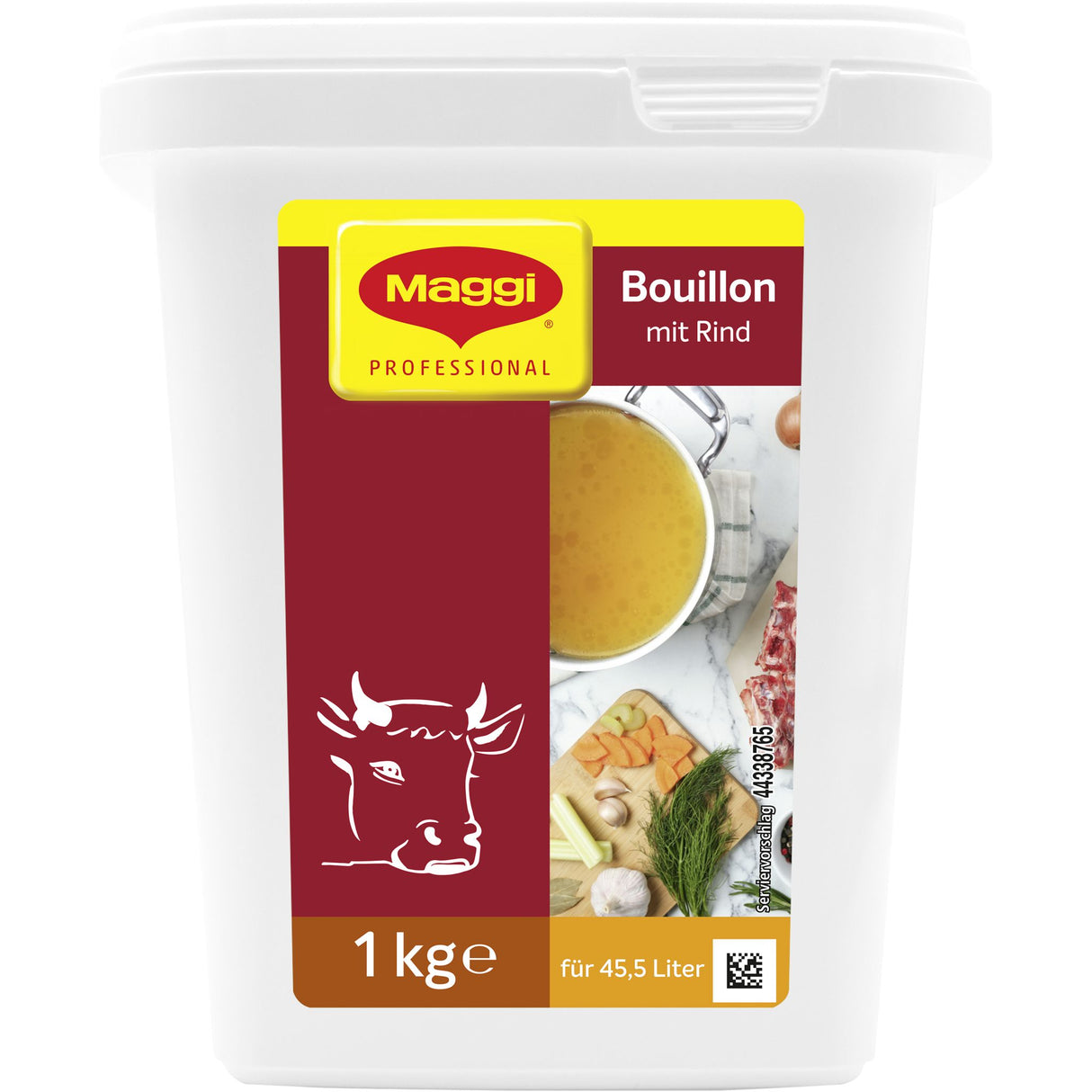 Boîte professionnelle de soupe de bœuf Maggi