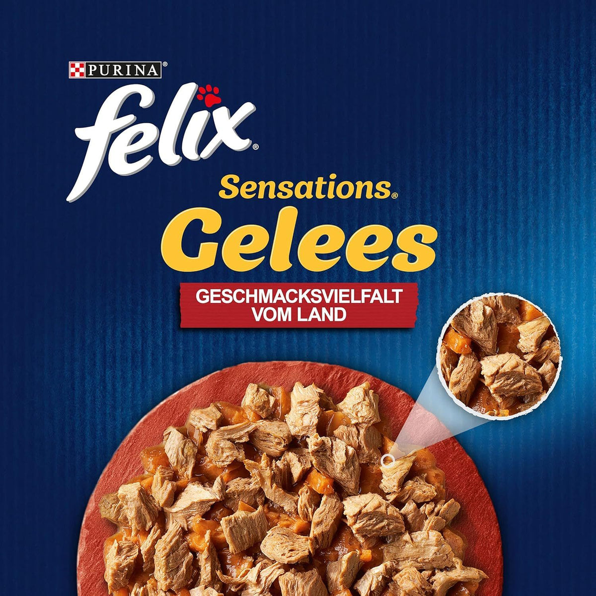 FELIX Sensations Gelees Aliment pour chats humide en gelée, mélange de variétés