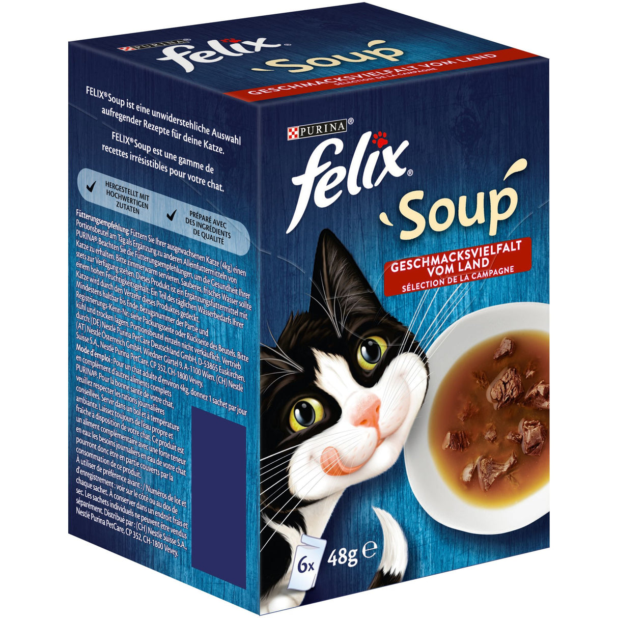 FELIX Soup, soupe aux morceaux tendres, la diversité des saveurs de la campagne