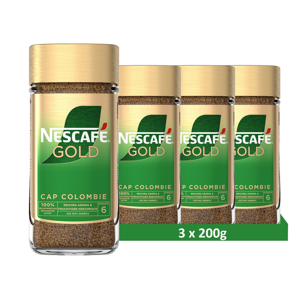 NESCAFÉ Gold Cap Colombie, löslicher Bohnenkaffee