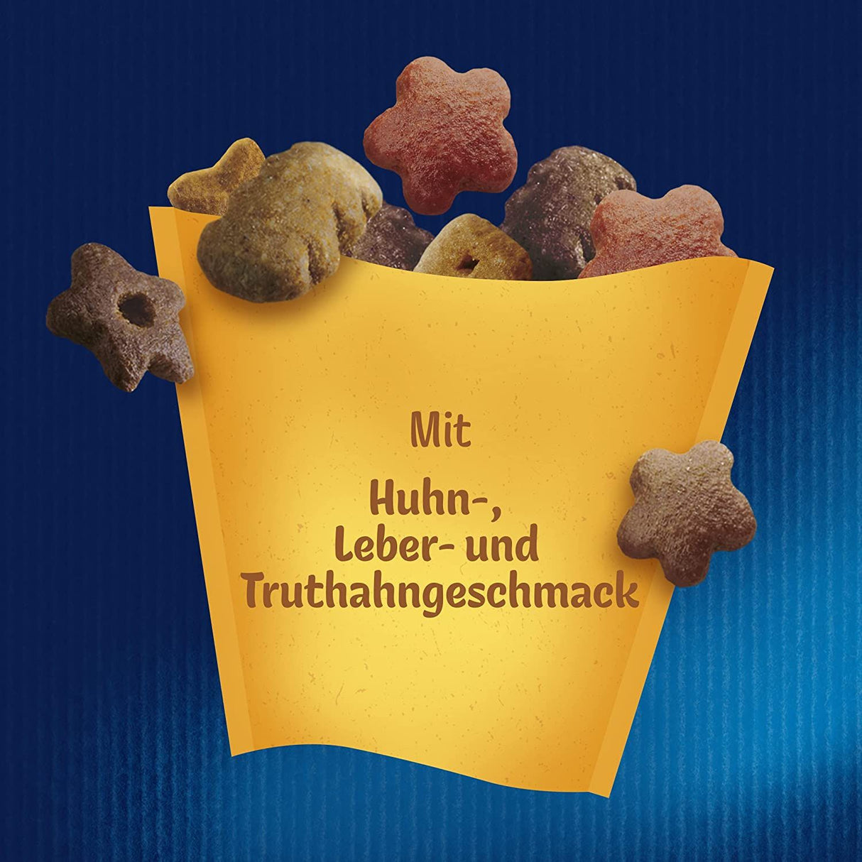 FELIX KnabberMix Original, Knuspriger Katzensnack mit 3 Geschmacksrichtungen