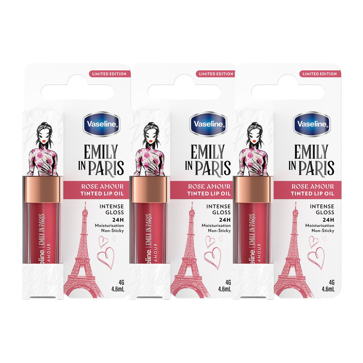 Vaseline x Emily in Paris Lip Oil Limited Edition